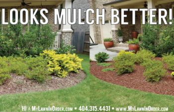 mulch replacing before and after